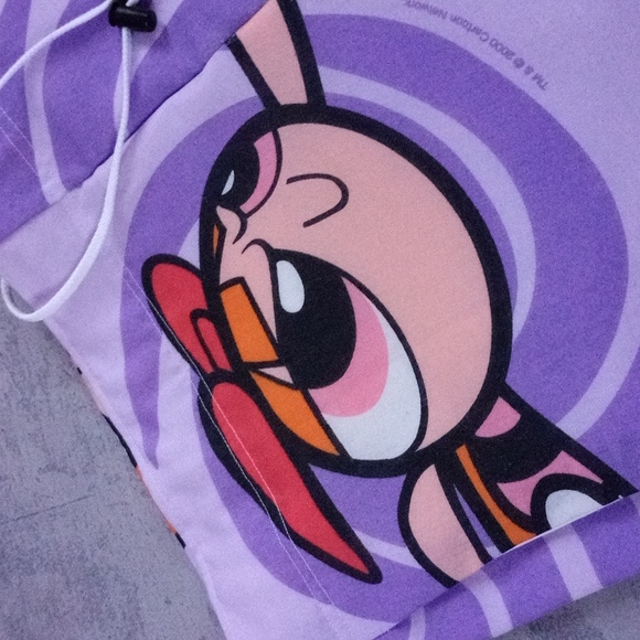 Vintage Boom Box Benny's "Power Puff Girls" Custom Patchwork Shorts – UNISEX - Picture 8 of 8